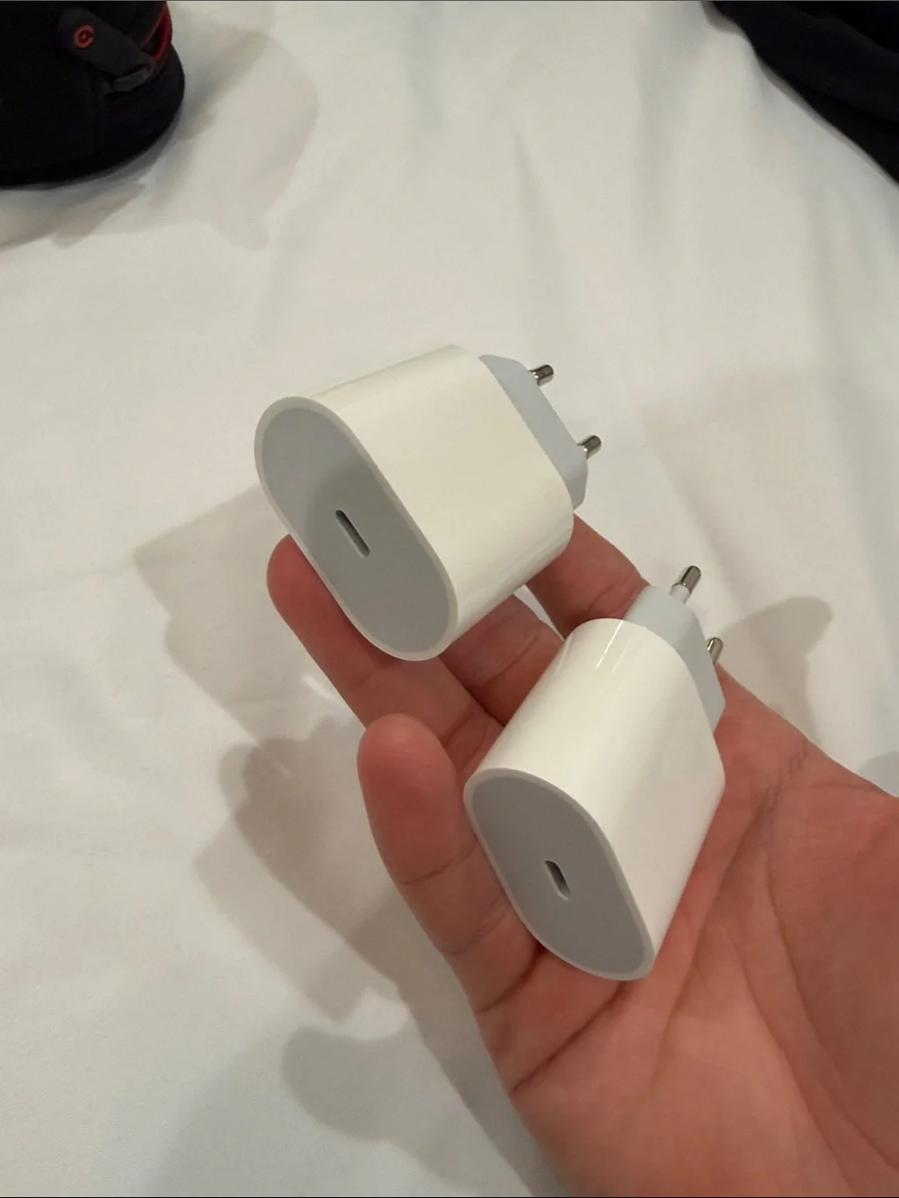 Apple White USB-C 20W Power Adapters — Pair